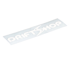 DriftShop Classic White Sticker